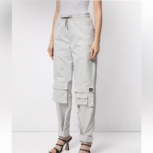 Off-White High Waisted Multiple Pocket Trousers